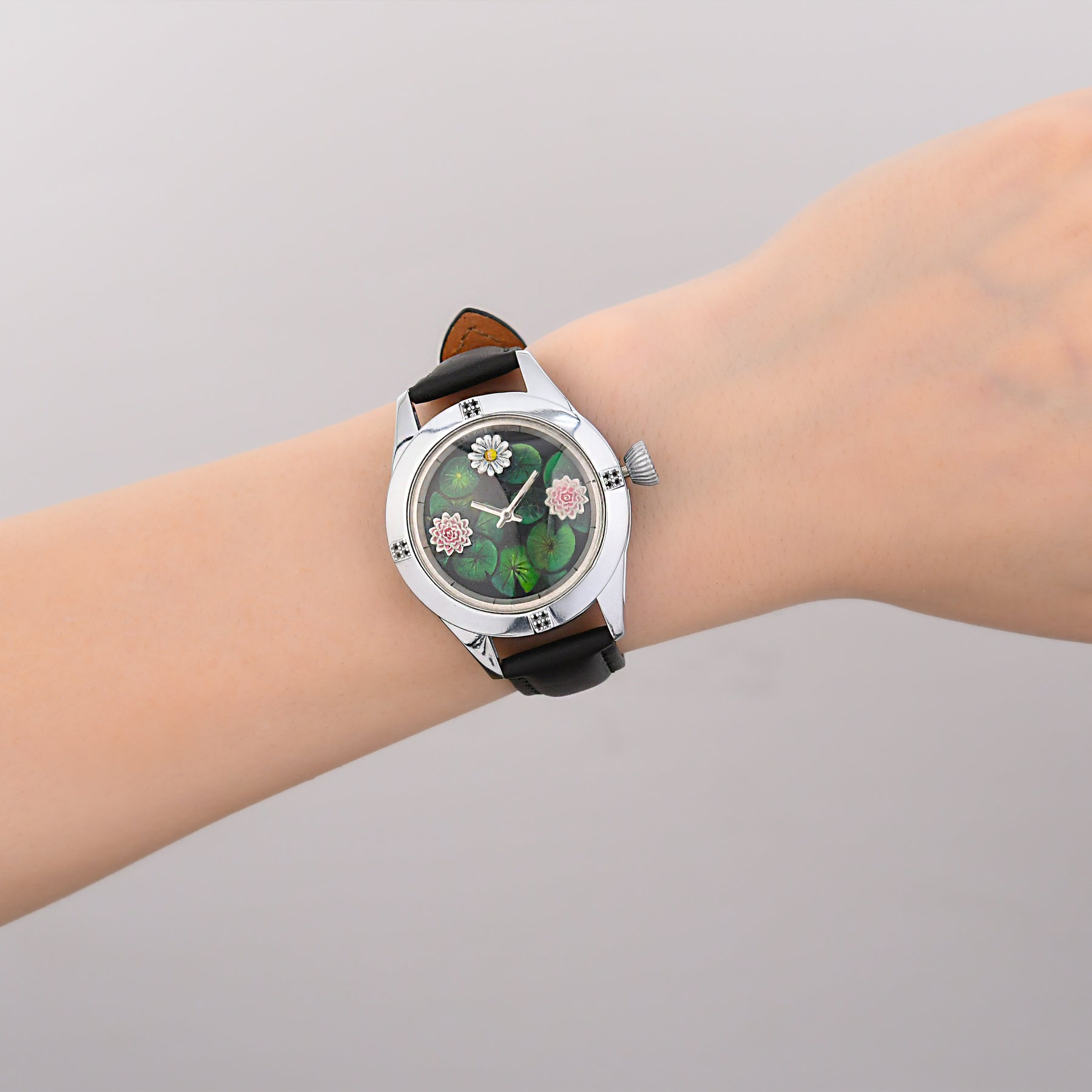 Blumen Uhr