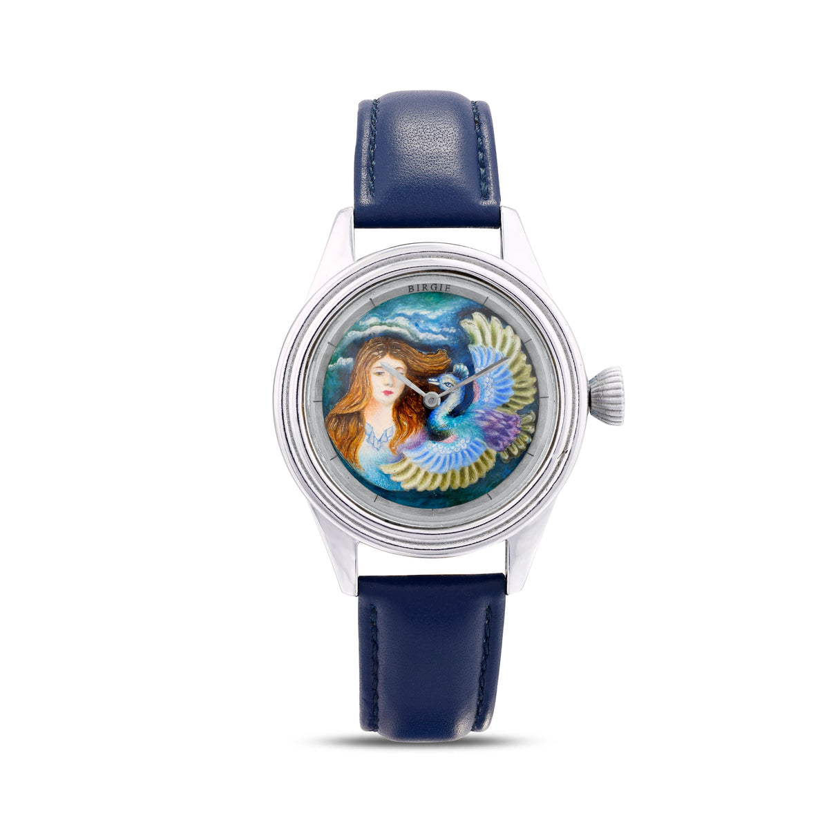 Montre avec Motif de Femme et d'Aigle
