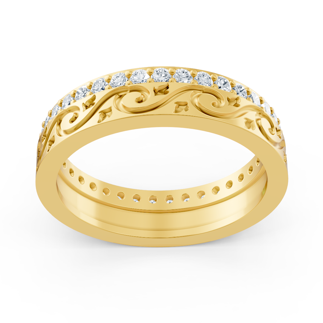 Birgie 14K yellow gold diamond ring – 0.518ct diamonds