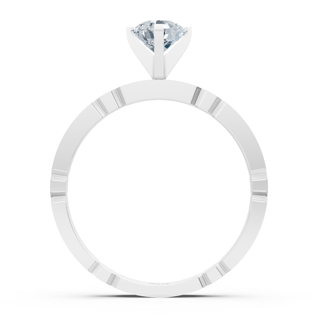 Weißgold Diamant Ring - Zeitloses Design