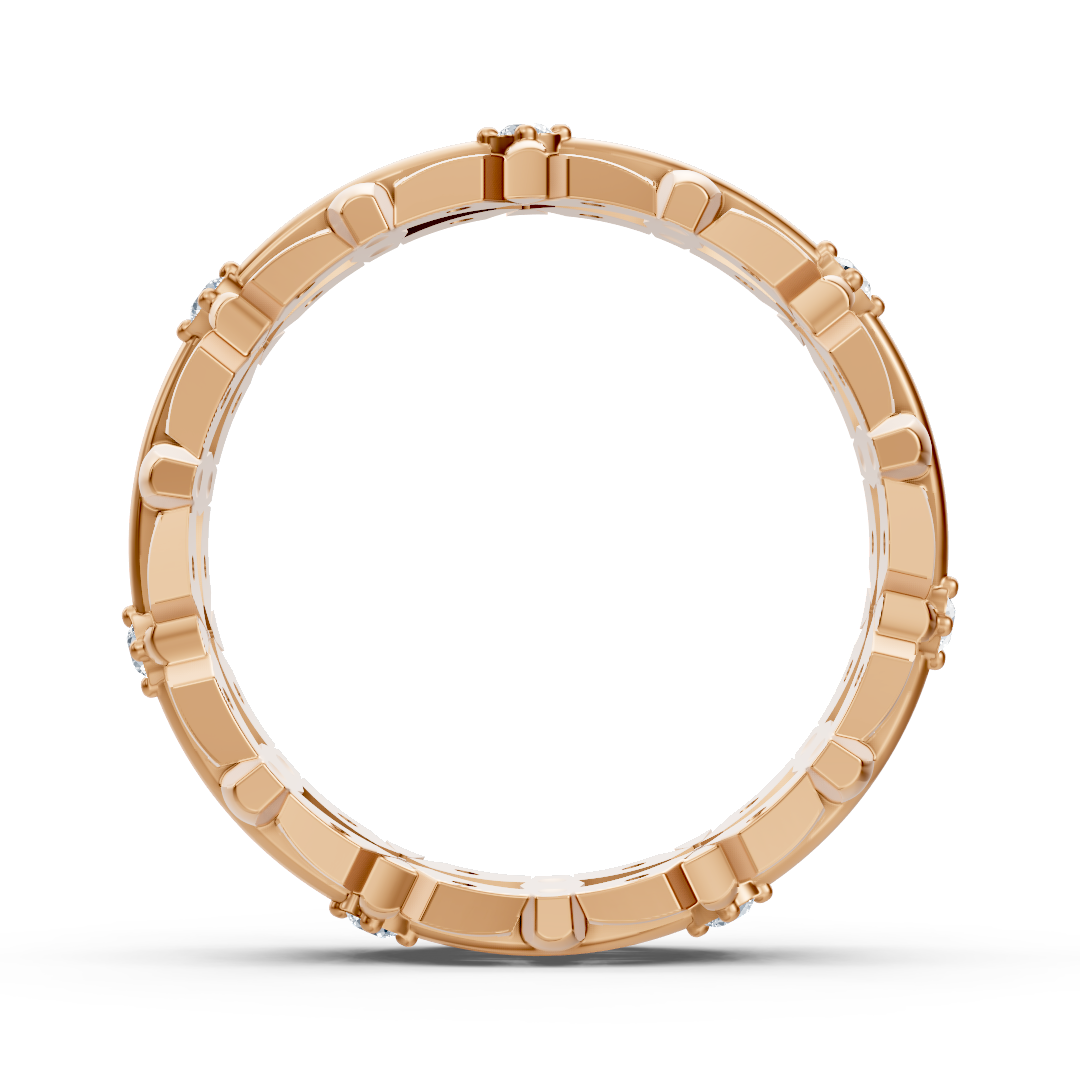 14 carat rose gold diamond ring - timeless elegance for every day