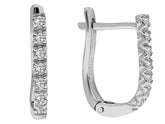 Birgie 8K Gelbgold Creolen mit 0,11 Karat Diamanten