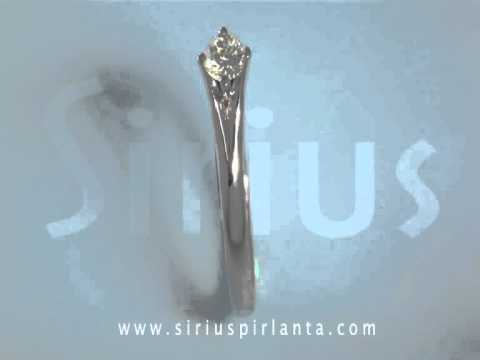 Bague solitaire diamant 0,36 carat