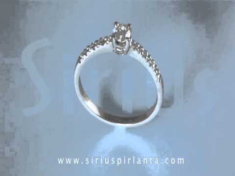 Bague solitaire diamant 0,29 carat