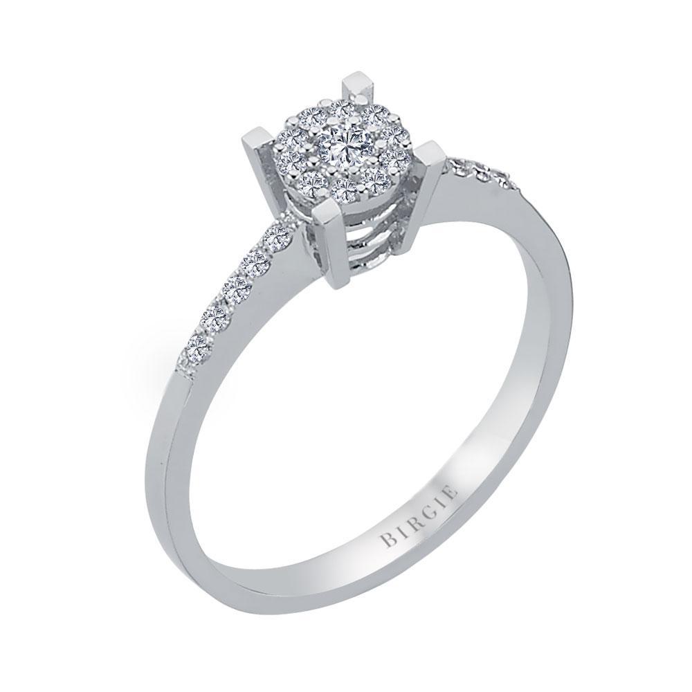 0.50 Carat Appearance Diamond Halo Ring