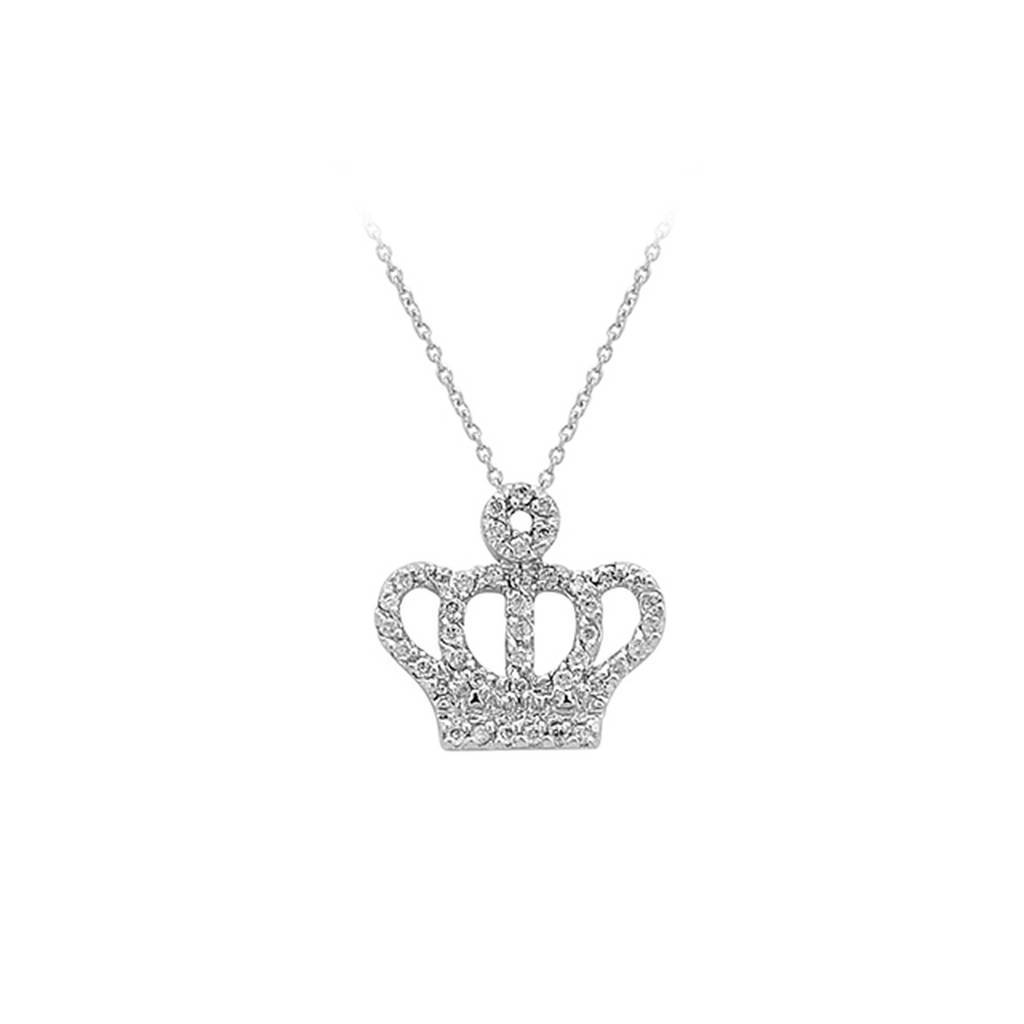 Collier couronne de diamants
