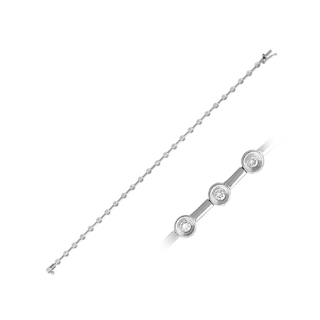 Bracelet tennis en diamant de 0,40 carat au total