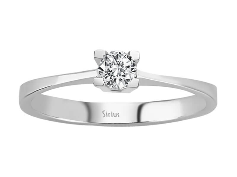 0.14 carat diamond solitaire ring