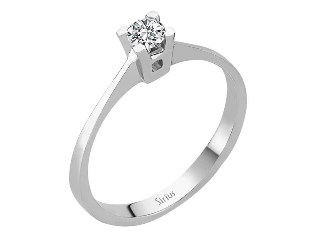 0.14 carat diamond solitaire ring