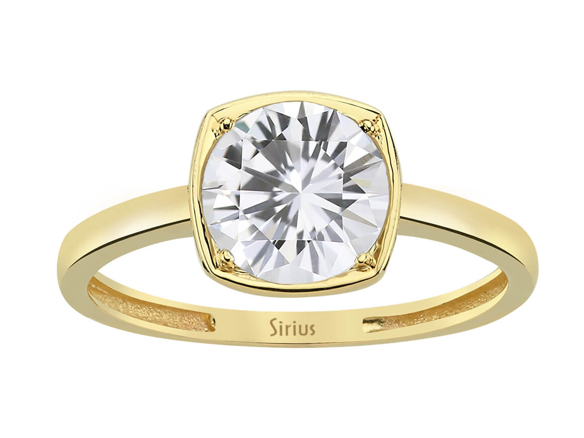 Bague Pingala avec topaze blanche