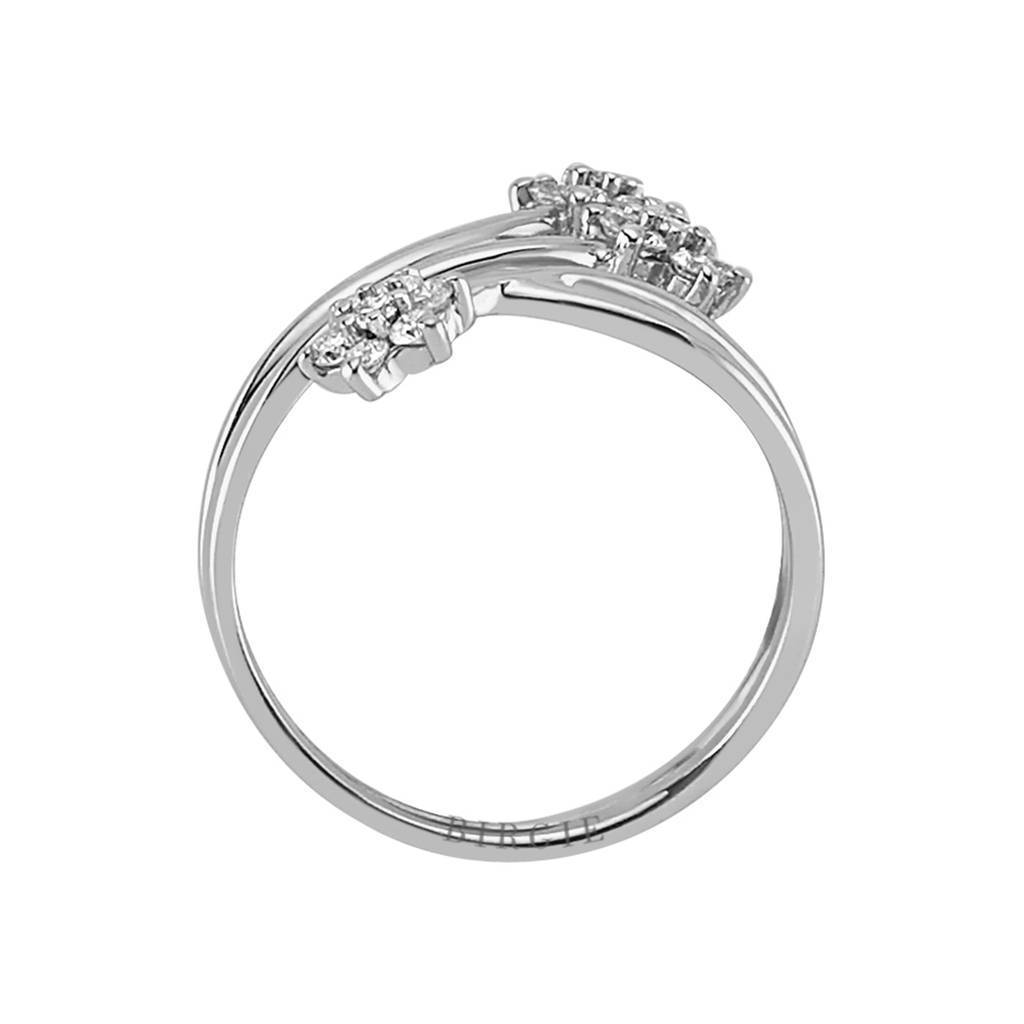 Diamond Tria Flower Ring