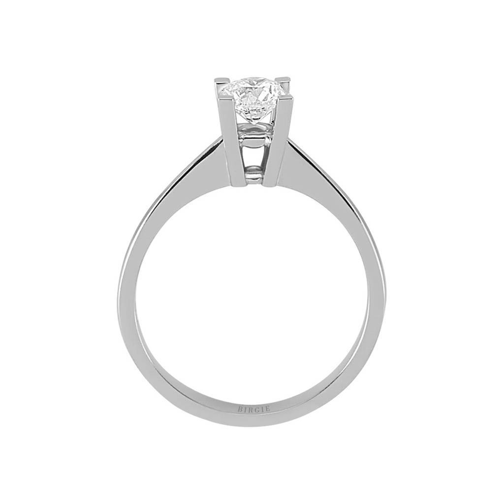 Bague solitaire diamant 0,51 carat