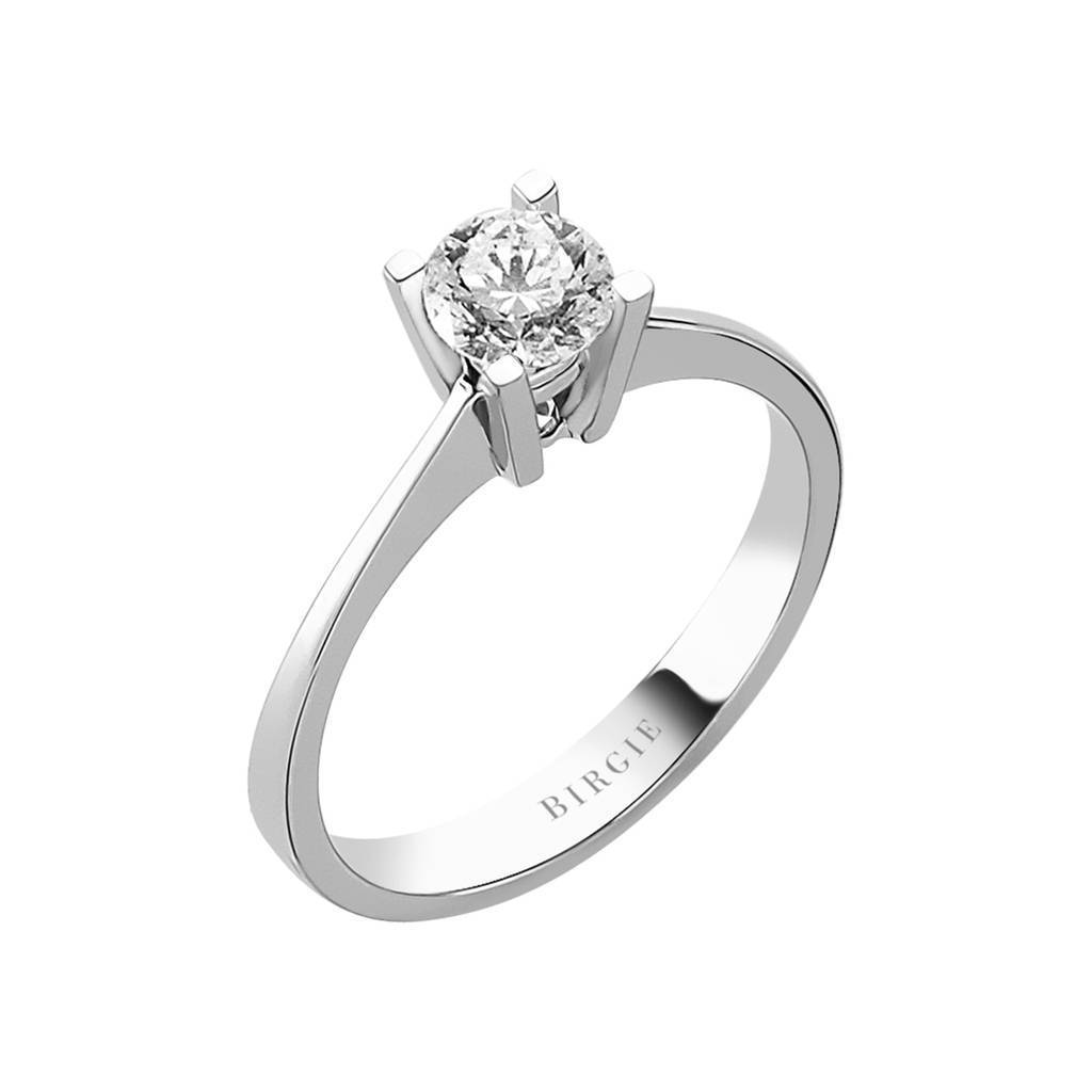 Bague solitaire diamant 0,51 carat