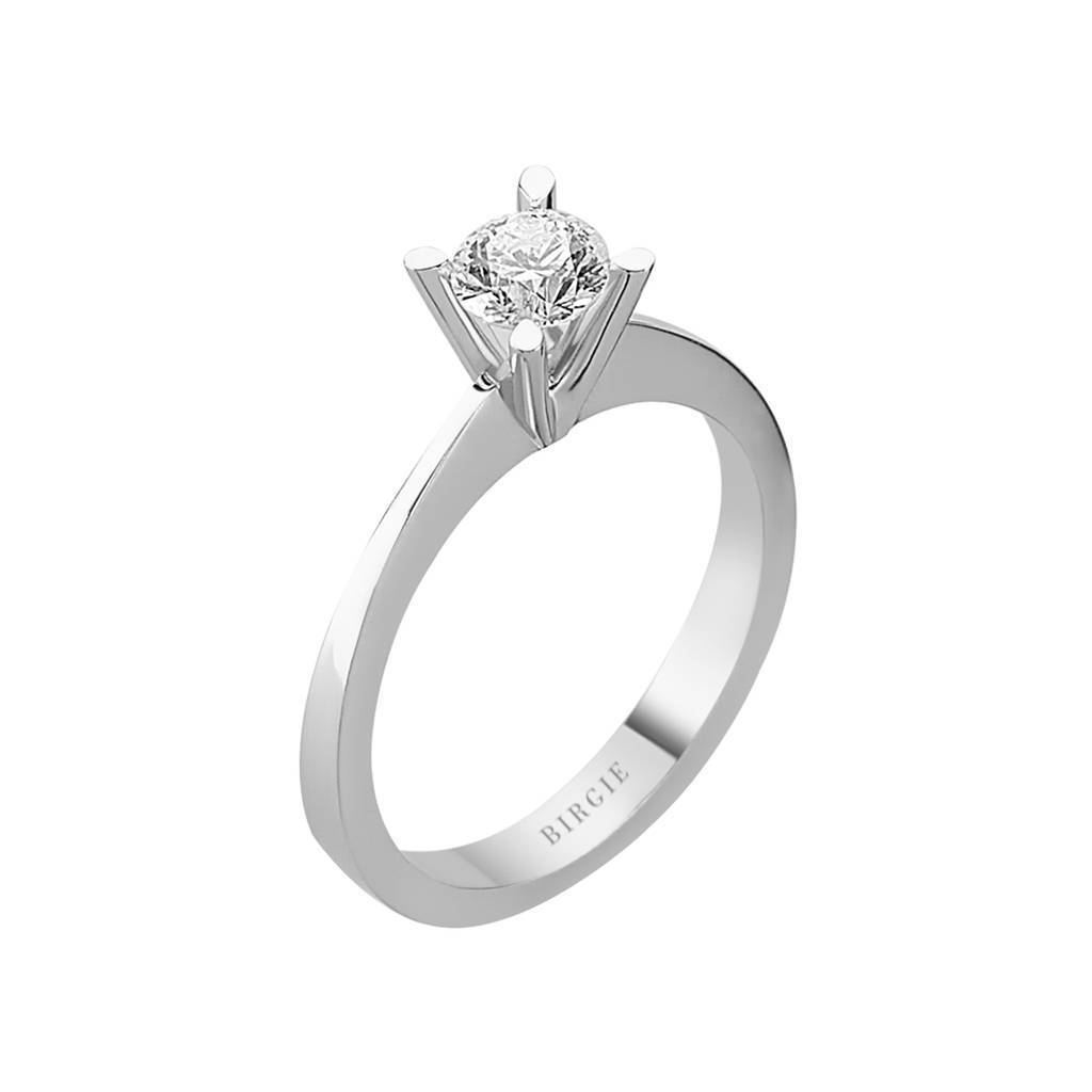 Bague solitaire diamant 0,52 carat