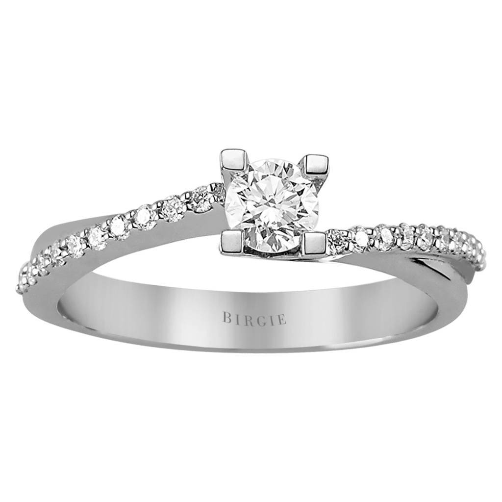 0.46 total carat diamond solitaire ring