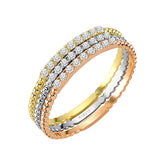 Diamond Tria Half Round Alliance