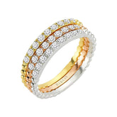 Diamond Tria Half Round Alliance