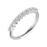 Diamond Half Round Heart Alliance