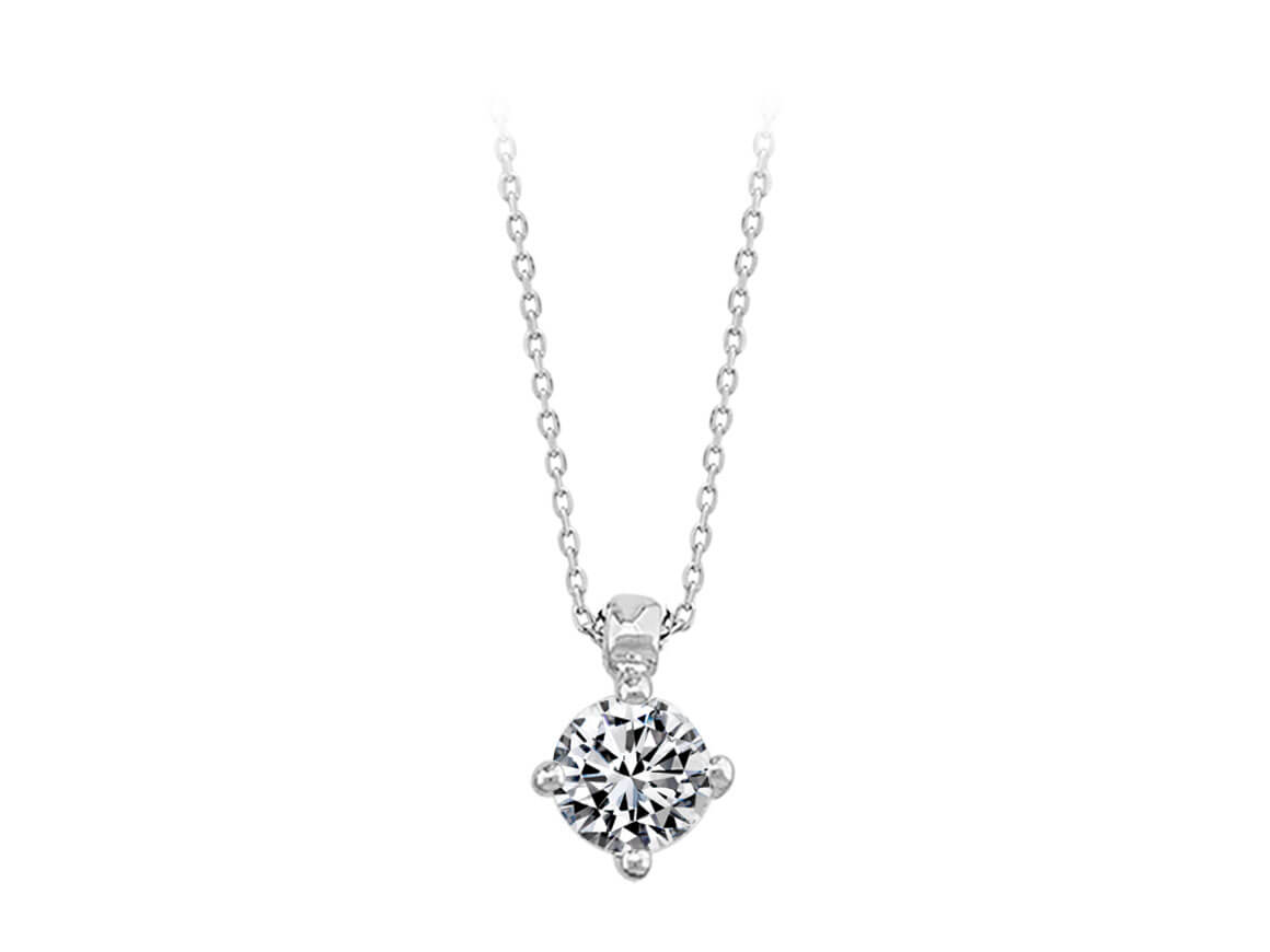 0.30 Carat Diamond Solitaire Necklace