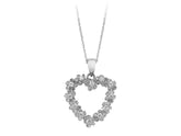 Diamant Herz Halskette