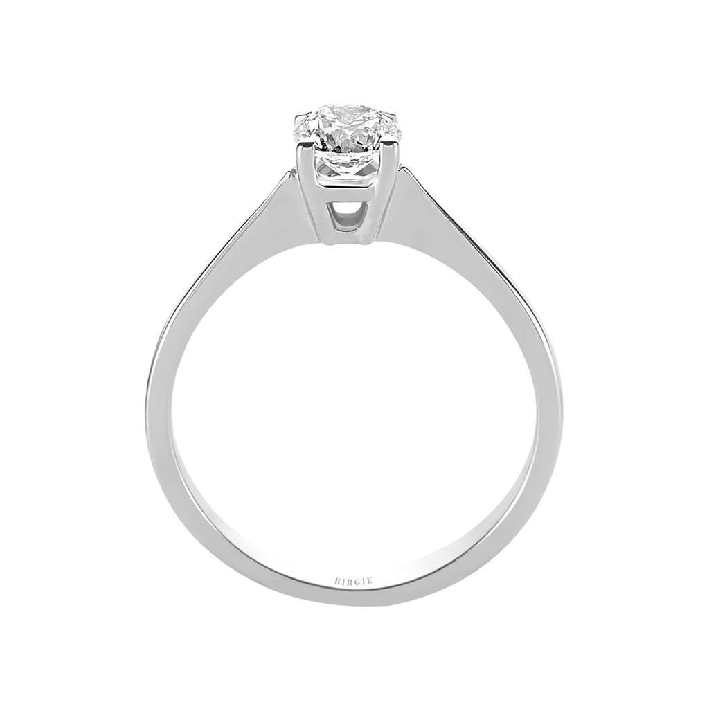 Bague solitaire diamant 0,62 carat