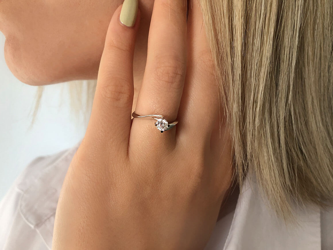 0.36 Carat Diamond Solitaire Ring