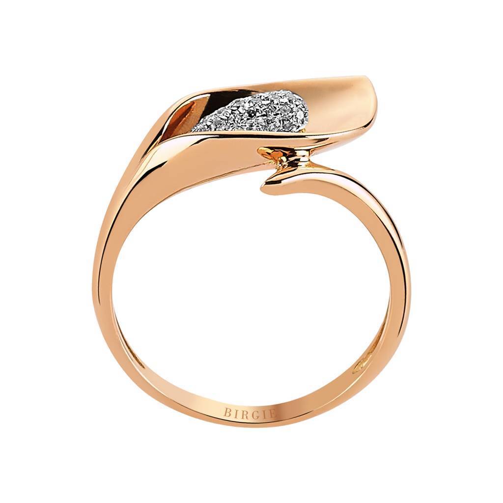 Diamant Blume Ring