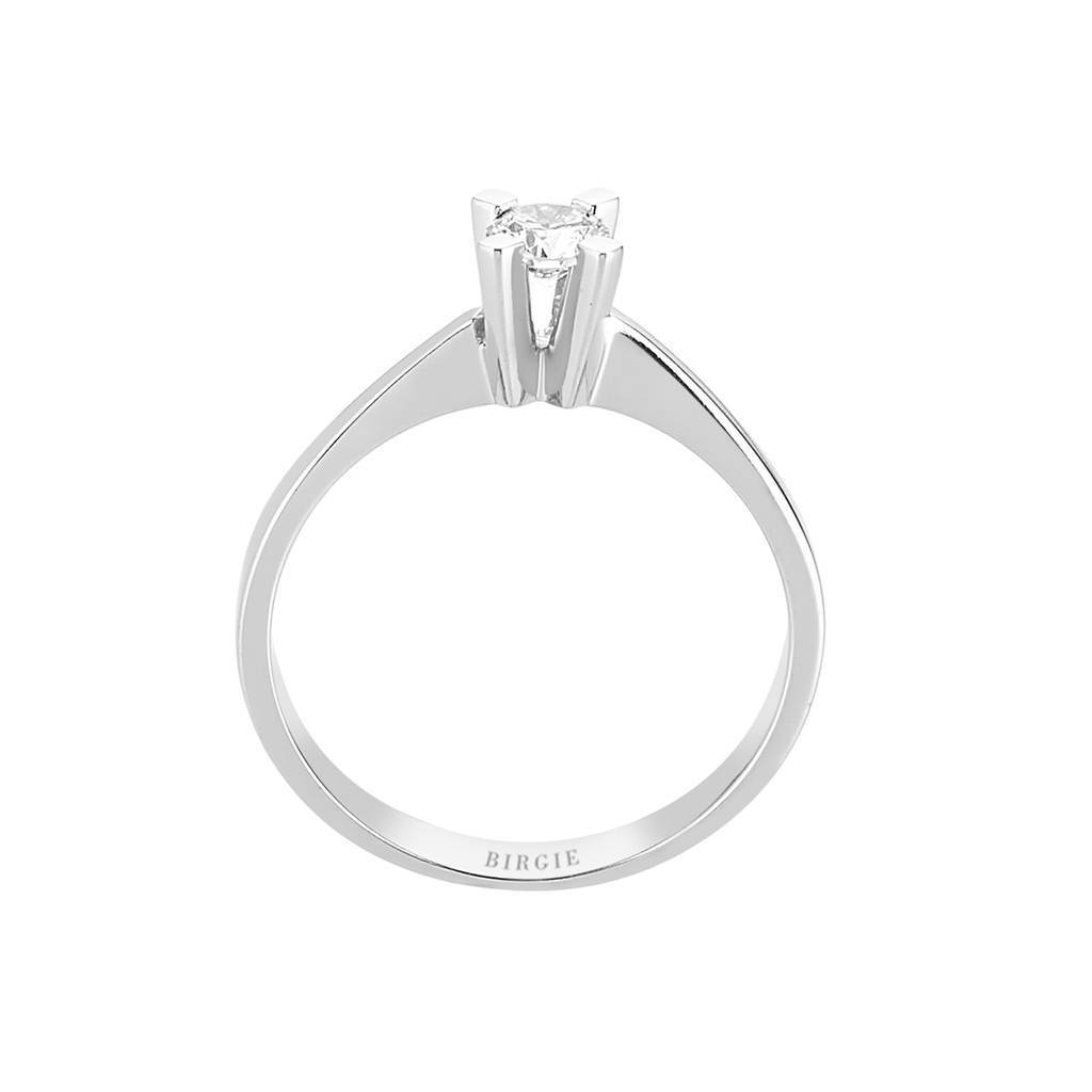 Bague solitaire diamant 0,23 carat