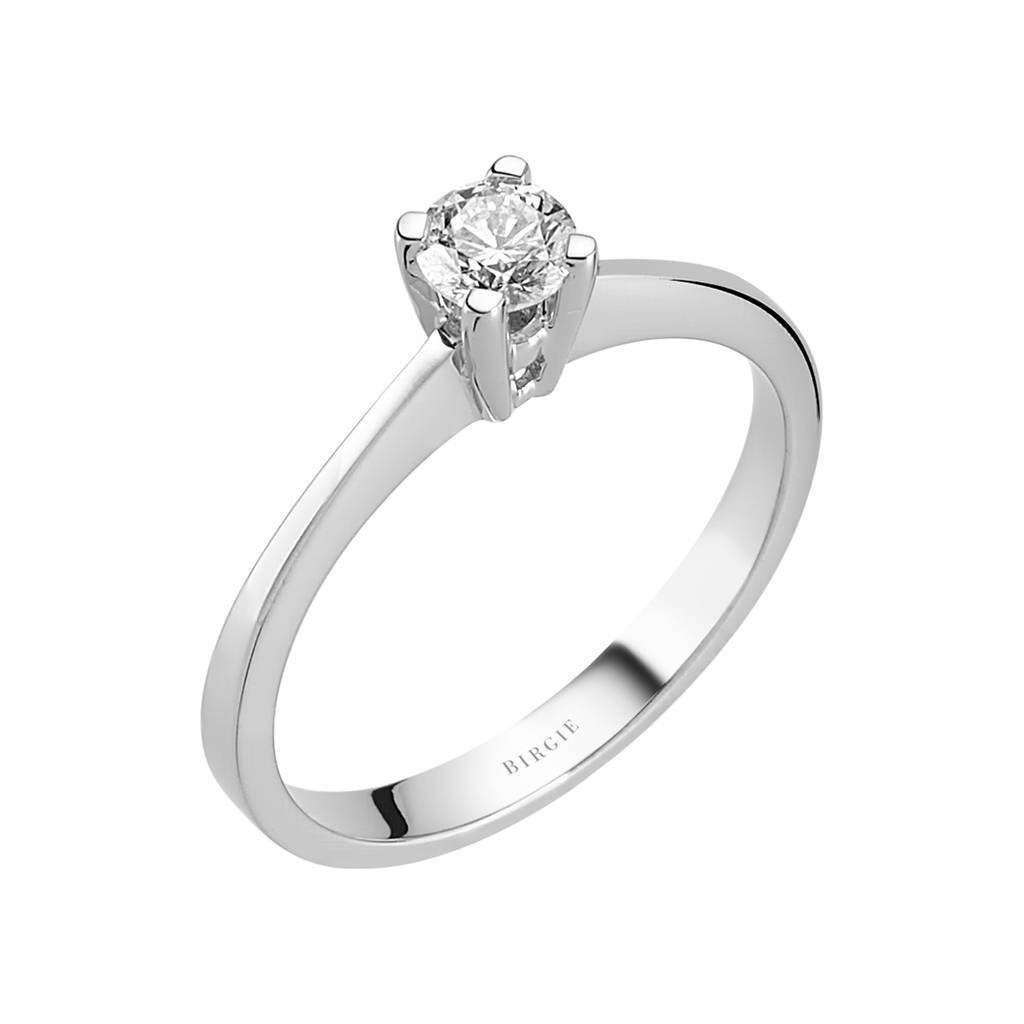 Bague solitaire diamant 0,32 carat