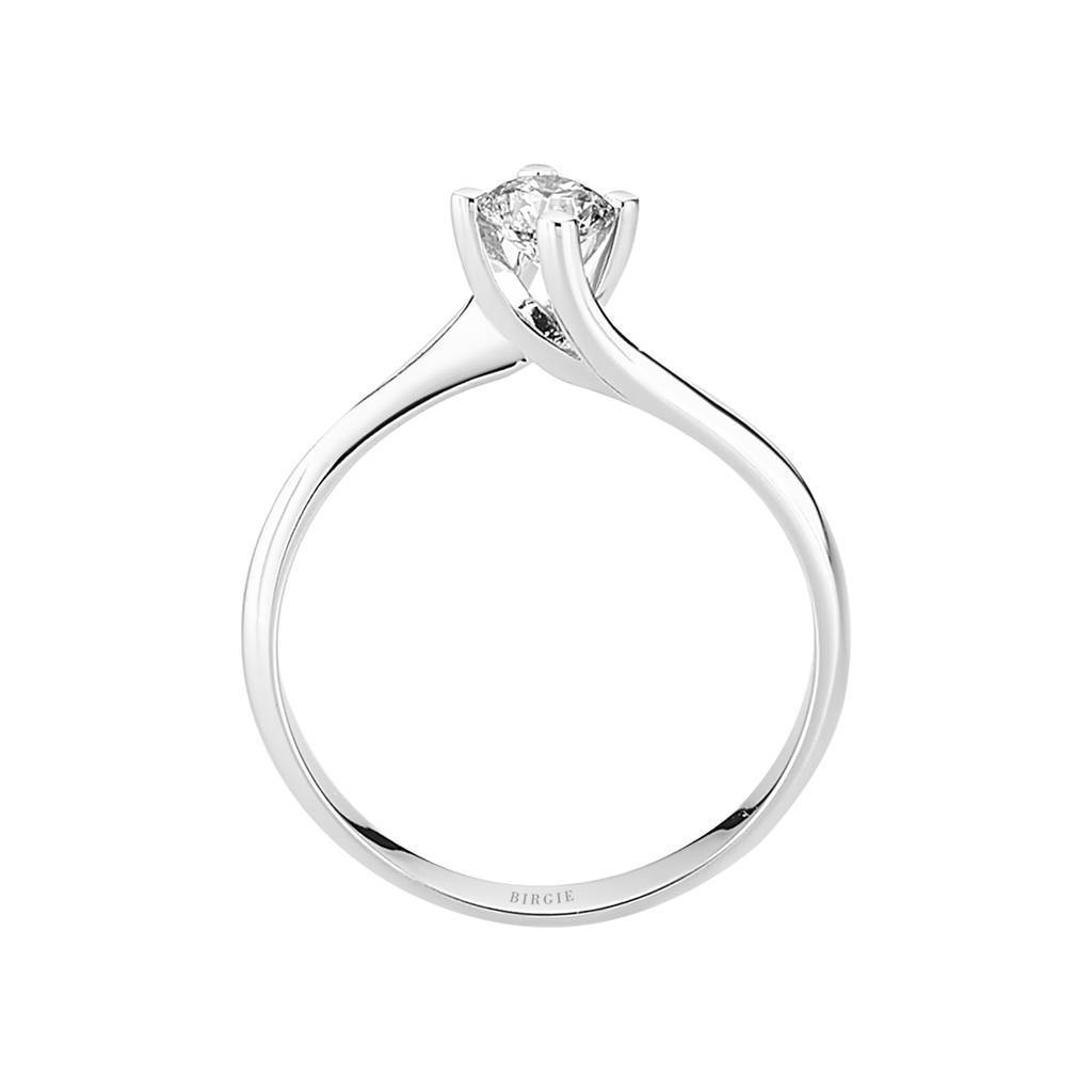 Bague solitaire diamant 0,33 carat
