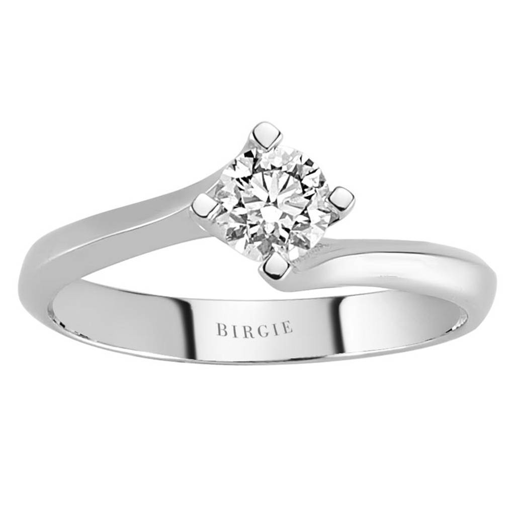 Bague solitaire diamant 0,45 carat