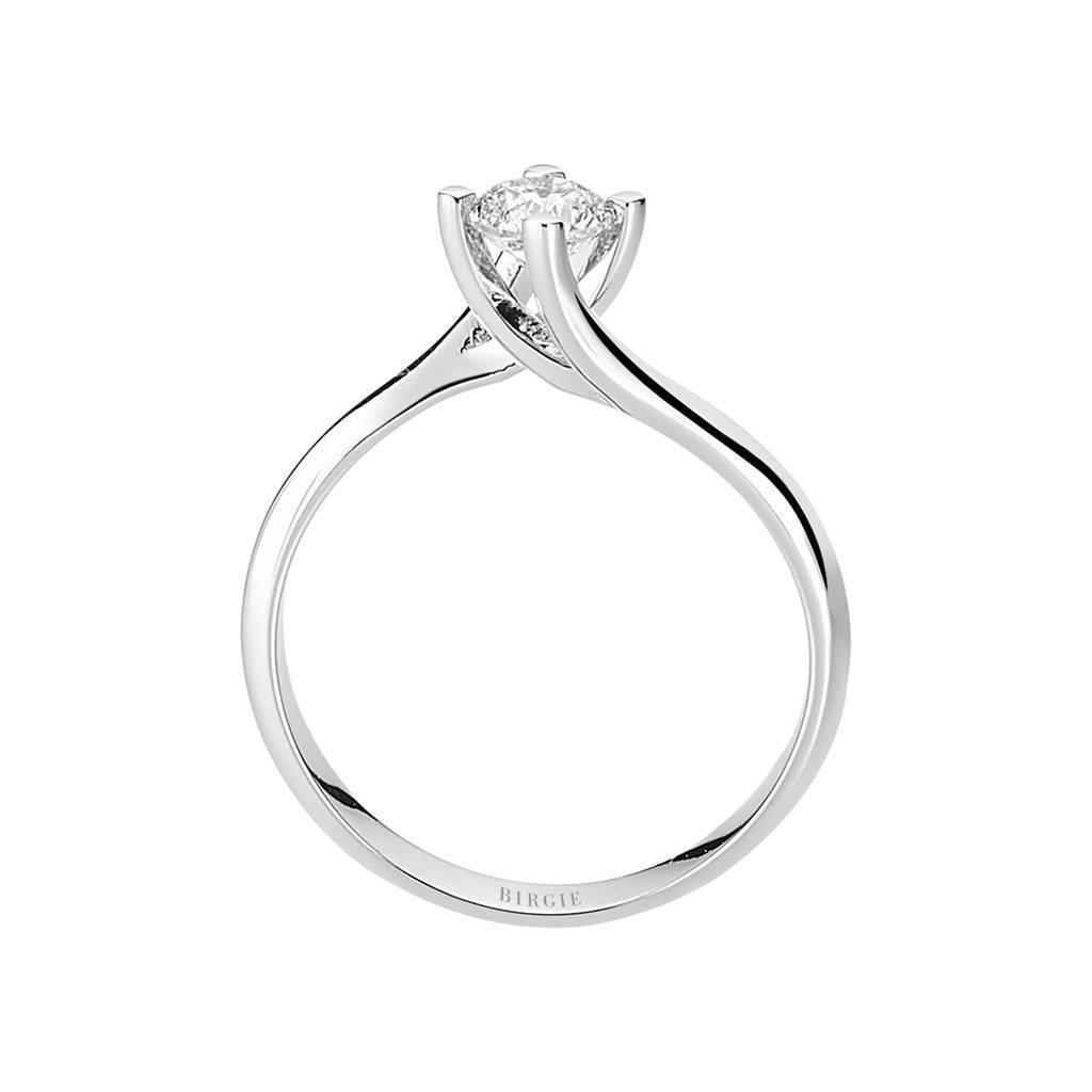 Bague solitaire diamant 0,45 carat