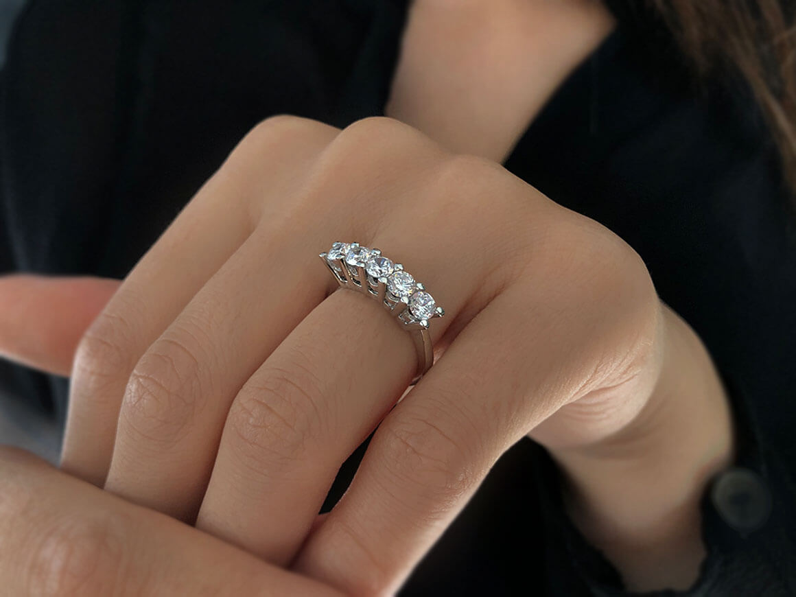 0.88 Carat Diamond 5 His Alliance