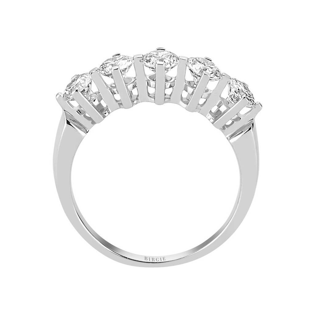 Alliance 5 pierres diamant 1,23 carat