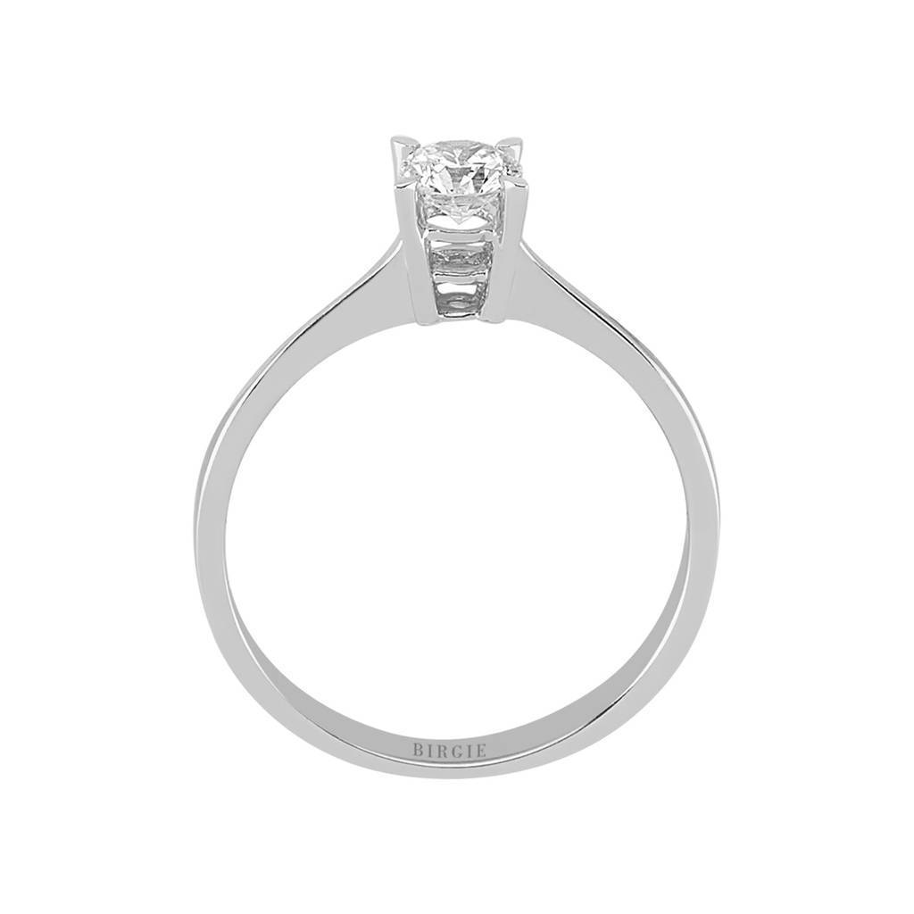 Bague solitaire diamant 0,38 carat