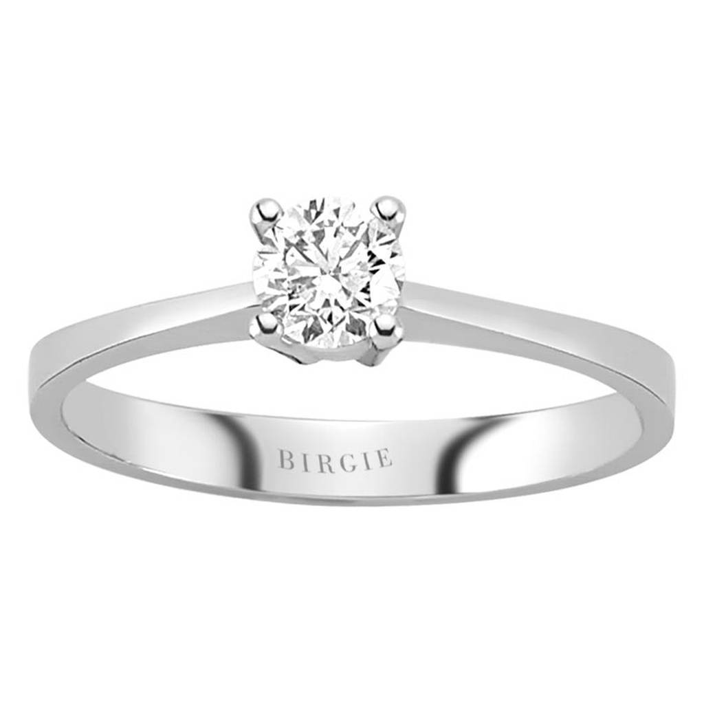 Bague solitaire diamant 0,36 carat