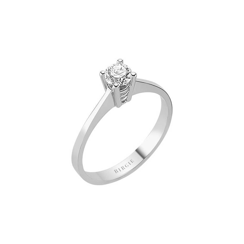 Bague solitaire diamant 0,36 carat