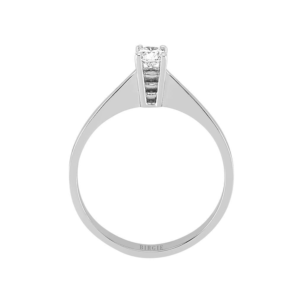 Bague solitaire diamant 0,21 carat