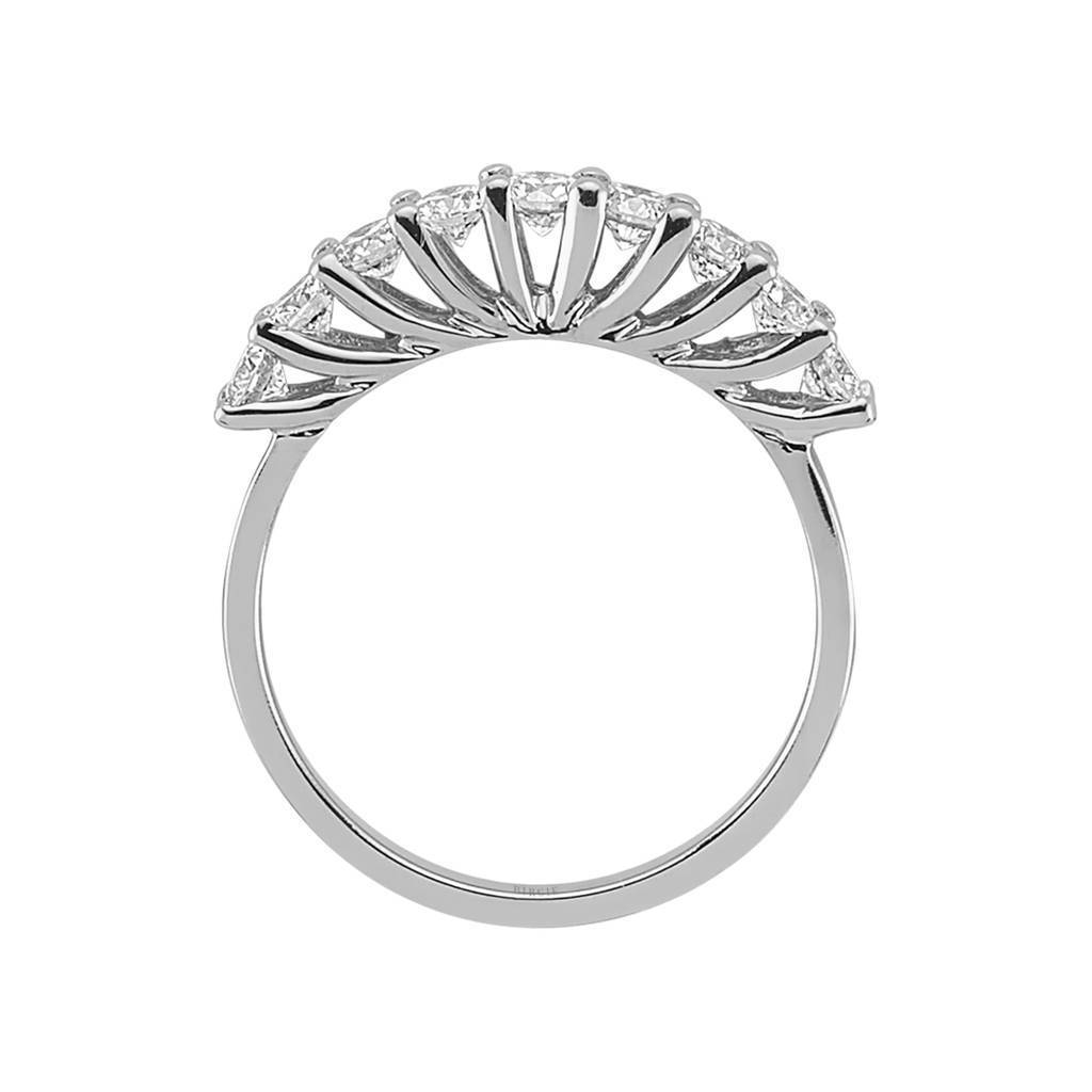 0.81 Carat Diamond 9 Stone Ring