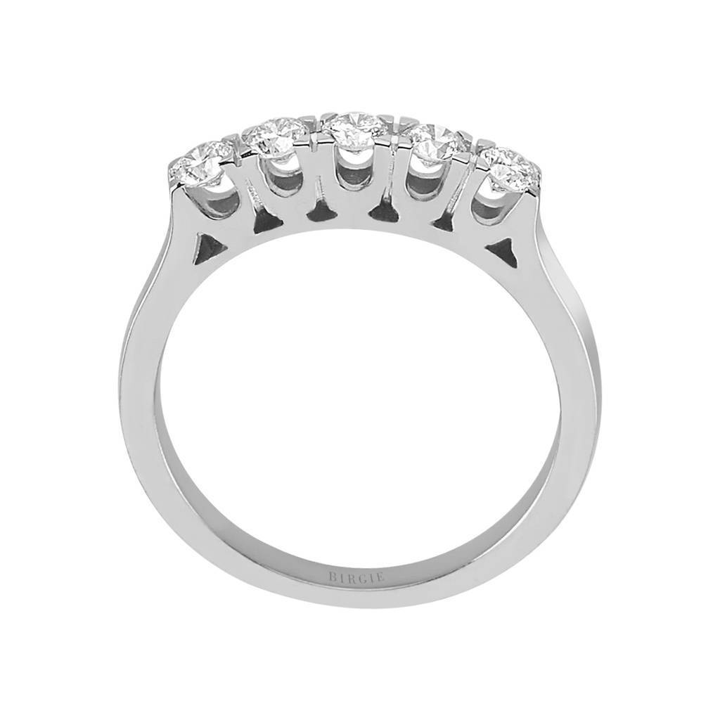 Alliance de 5 pierres Diaman 0,38 carat