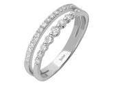 Two Row Diamond Half Round Alliance