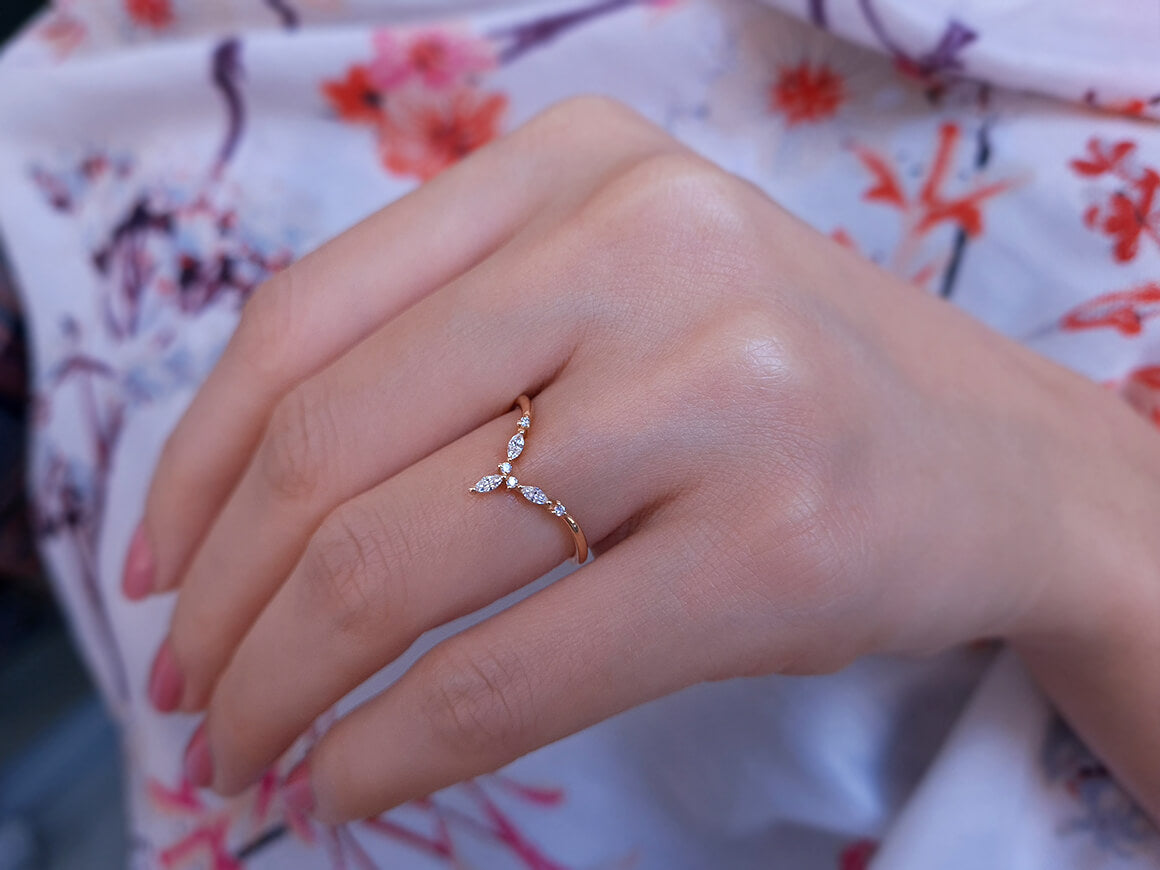 Marquise Diamond Arwen Ring