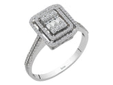 0.54 total carat diamond baguette ring