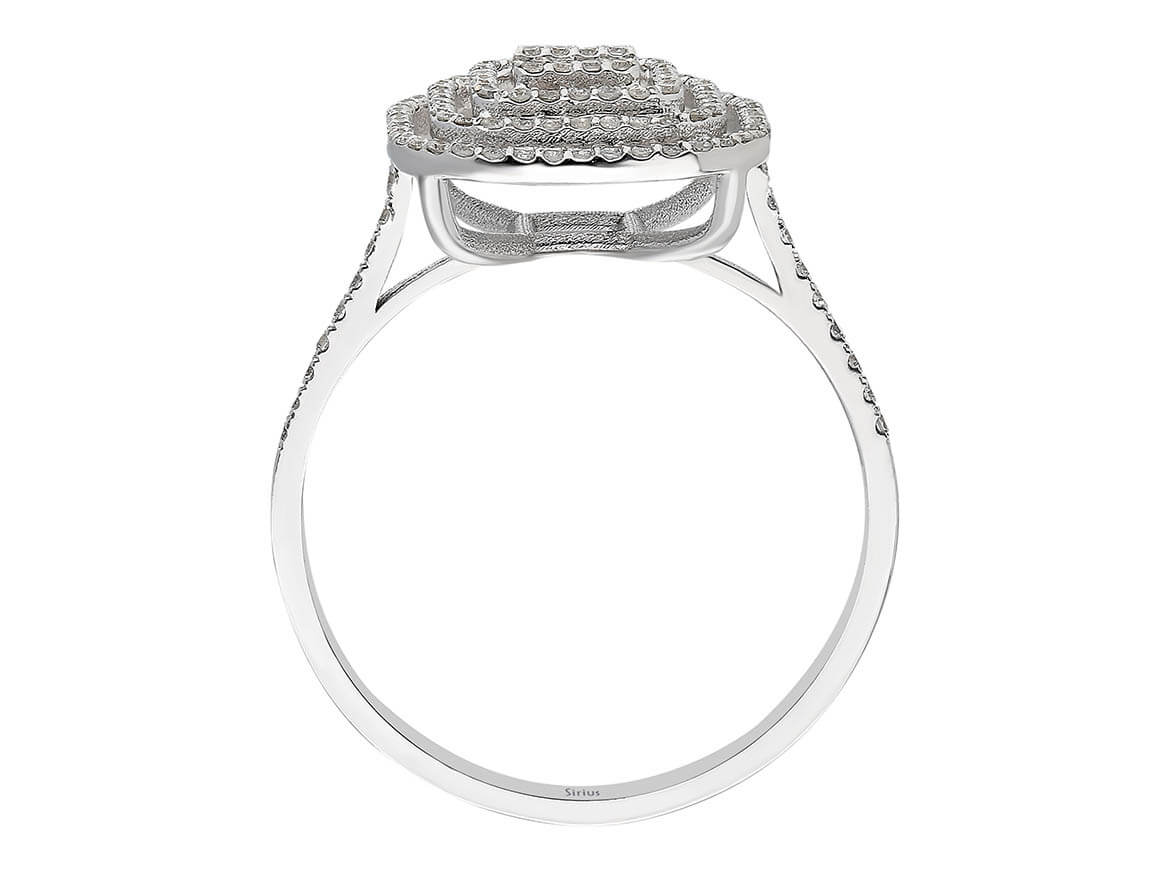 0.39 total carat diamond baguette ring