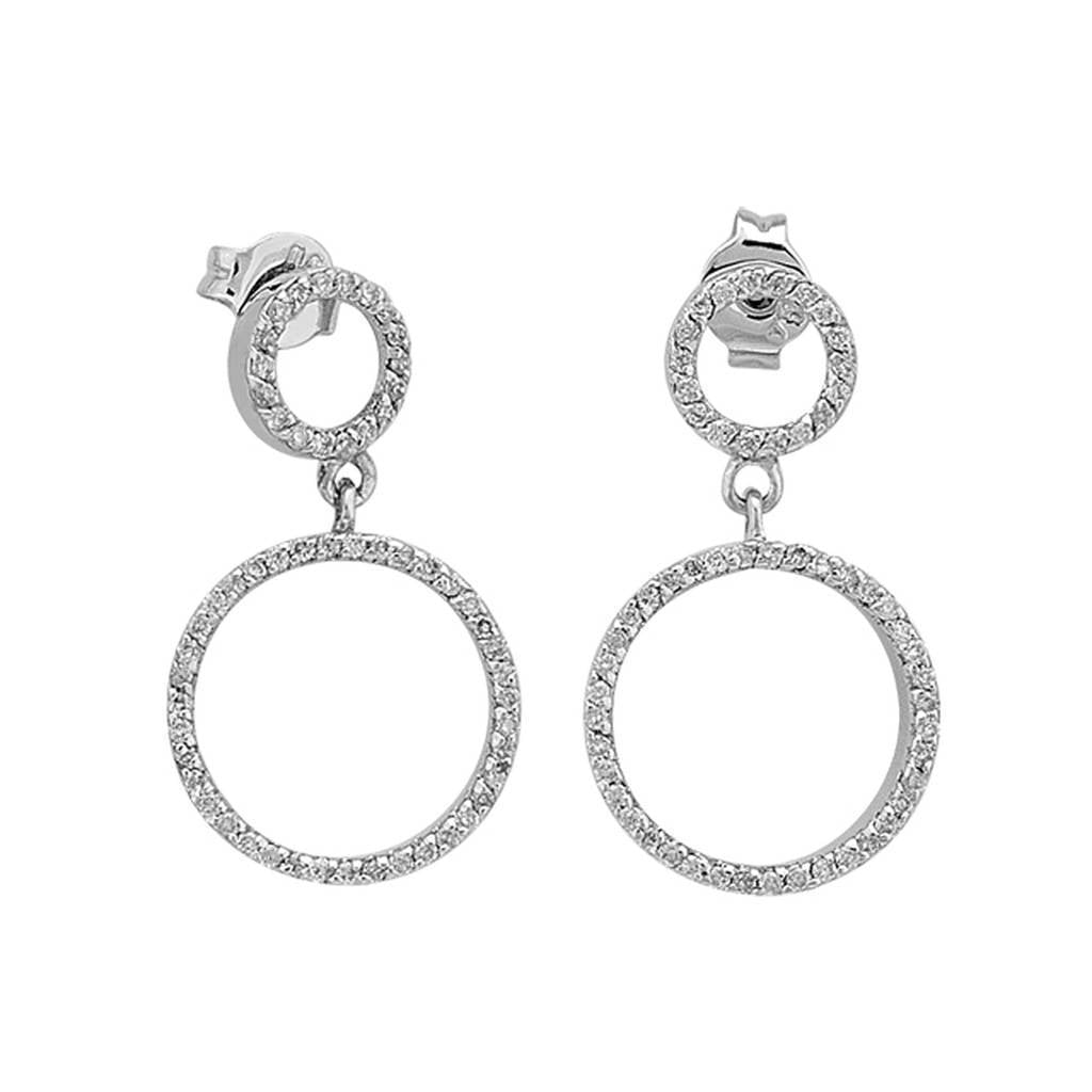 Boucles d'oreille en diamant