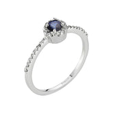Diamond and Sapphire Ring