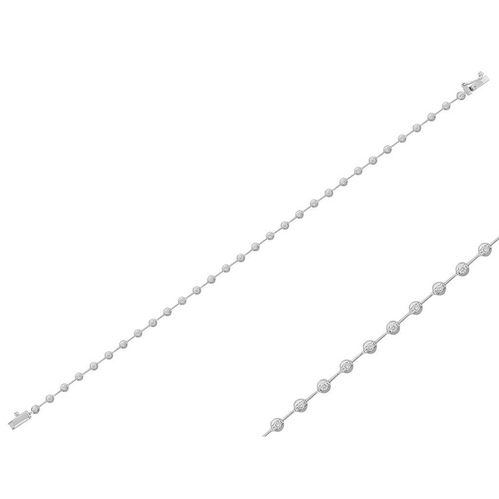 0.49 total carat diamond tennis bracelet