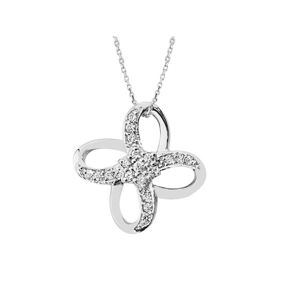 Collier étoile du Nord en diamant