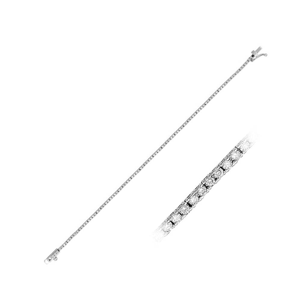 Bracelet tennis en diamant de 1,78 carat au total