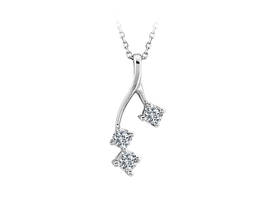 Collier Trilogie Diamant 0,25 Carat
